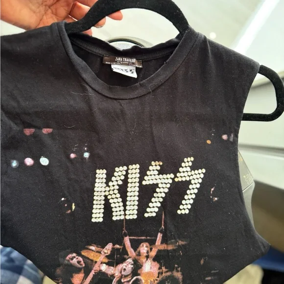 2017 Kiss Shirt Alive! Glam Metal Band Women's Tank Top Tee Medium - Picture 9 of 10